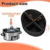 Fuezllno 4 Pack Slow Cooker Divider Liner Fit 6 QT, Reusable & Leakproof Silicone Divider, Dishwasher Safe Cooking Liner For 6 Quart Pot 1 Fuezllno 4 Pack Slow Cooker Divider Liner Fit 6 QT, Reusable & Leakproof Silicone Divider, Dishwasher Safe Cooking Liner For 6 Quart Pot -Wilton Shop 41n6eD7DKRL