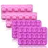 Silicone Puppy Dog Treat Molds Paw Bone Print Ice Cube Trays For Chocolate Candy Baking And Freezing, Pack Of 4 -Wilton Shop 41nNiz4EUbL