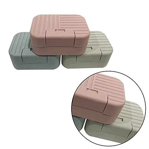 Soap Container 3Pcs Portable Soap Box Travel Soap Case Practical Soap Dish Convenient Soap Container (Color : Pink) 5 Soap Container 3Pcs Portable Soap Box Travel Soap Case Practical Soap Dish Convenient Soap Container (Color : Pink) - Image 3