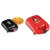 Disney DCM-9 Mickey Mini Waffle Maker, Black & Cake Pop Maker, One Size, Red -Wilton Shop 41nRFxvkACL