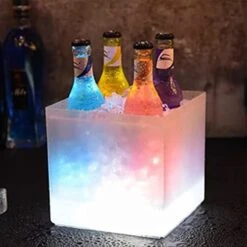 3.5L Large Capacity Led Ice Bucket With Multi Colors Changing For Party, Home Bar,Wine, Beer And Champagne -Wilton Shop 41nRtU VIQL. AC
