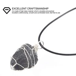 Black Tourmaline Crystal Pendant: Braided Obsidian Crystal Healing Chakra Pendant Gemstone Necklaces Pendants Spiritual Jewelry For Women Girls 13 Black Tourmaline Crystal Pendant: Braided Obsidian Crystal Healing Chakra Pendant Gemstone Necklaces Pendants Spiritual Jewelry For Women Girls -Wilton Shop 41nTTfNRihL