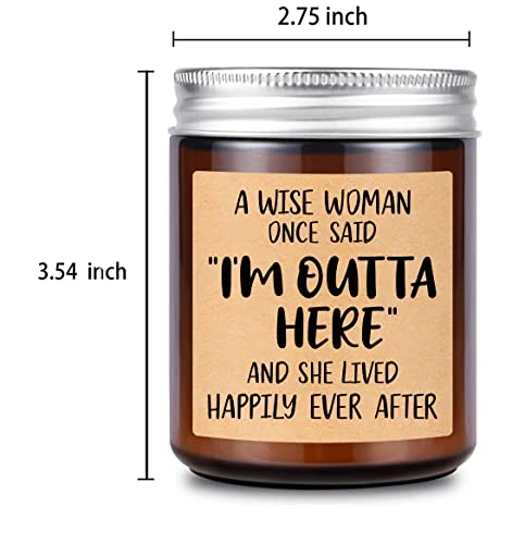 Avender Scented Candles - Retirement Gifts For Women 2023, Retired Coworker Leaving Gifts For Women, Funny Going Away Gift For Coworker, Friends, Gag Farewell Gifts For Women, Teacher, Her, Female 7 Avender Scented Candles - Retirement Gifts For Women 2023, Retired Coworker Leaving Gifts For Women, Funny Going Away Gift For Coworker, Friends, Gag Farewell Gifts For Women, Teacher, Her, Female - Image 5