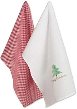 Christmas Tea Towels Decorative Kitchen Dish Towel Set, 18x28, Happy Holidays, 2 Piece -Wilton Shop 41nl8gioMYL. AC