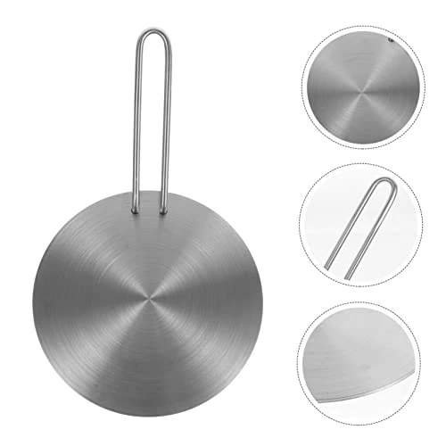 2pcs Induction Cooker Heat Conduction Plate Silver Detachable Thermal Pad 4 2pcs Induction Cooker Heat Conduction Plate Silver Detachable Thermal Pad - Image 2