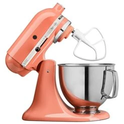 KitchenAid KSM150PSPH Artisan Tilt-Head Stand Mixer With Pouring Shield, 5-Quart, Bird Of Paradise -Wilton Shop 41o6uqMU7tL