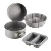 Specialty Bakeware Nonstick Baking Set For Pressure Cooker Or In The Oven, 4 Piece, Gray -Wilton Shop 41oENylwnqL