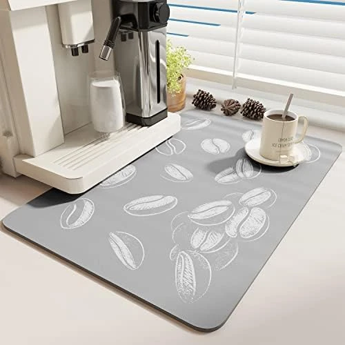 -Coffee Mat-Coffee Bar Accessories-Absorbent Stain Resistant Drying Mat Fit Under Coffee Maker Machine Coffee Pot Tray Espresso Machine-Coffee Station Accessories And Decor-12”x19” 13 -Coffee Mat-Coffee Bar Accessories-Absorbent Stain Resistant Drying Mat Fit Under Coffee Maker Machine Coffee Pot Tray Espresso Machine-Coffee Station Accessories And Decor-12”x19” - Image 11