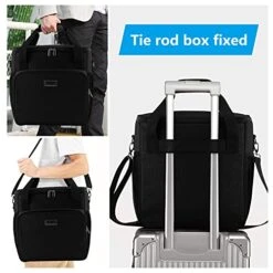 Coffee Maker Storage Bag,Waterproof Travel Carrying Organizer Case,Suitable For Kering Coffee Machines And Other Accessories,Dustproof Tote Bag With Shoulder Strap Black -Wilton Shop 41oP1b1WDNL