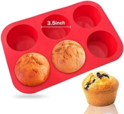 Silicone Muffin Pan - 12 Cups Regular Silicone Cupcake Pan, Non-stick Silicone Great For Making Muffin Cakes, Tart, Bread - BPA Free And Dishwasher Safe 24 Silicone Muffin Pan - 12 Cups Regular Silicone Cupcake Pan, Non-stick Silicone Great For Making Muffin Cakes, Tart, Bread - BPA Free And Dishwasher Safe -Wilton Shop 41oYcmiJEkL. AC