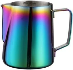 Milk Frothing Pitcher 20oz Stainless Steel Cup Perfect For Latte Art,Espresso Maker,Cappuccino Maker-18/8 Stainless Steel Milk Frother Pitcher Steaming Pitcher Rose Golden Color 600ml -Wilton Shop 41oe9jvF8VL. AC