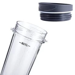 16oz Blender Cup Set 6pcs Replacement Parts Compatible With Ninja Single Serve Cup With Lid And Seal Lid Compatible With Nutri Ninja Series For QB3000 BL770 BL780 BL660 BL740 BL810 Blenders -Wilton Shop 41oqrp4wyJL