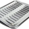 BP100 Porcelain Broiler Pan With Chrome Grill, 2-piece -Wilton Shop 41oxdJV5FFL