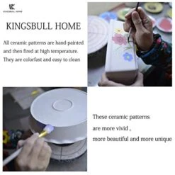 Pie Pan Porcelain Pie Dish Pie Plate Ceramic Deep Dish Pie Pan Non-Stick Pie Pans -Wilton Shop 41oxiYypuoL