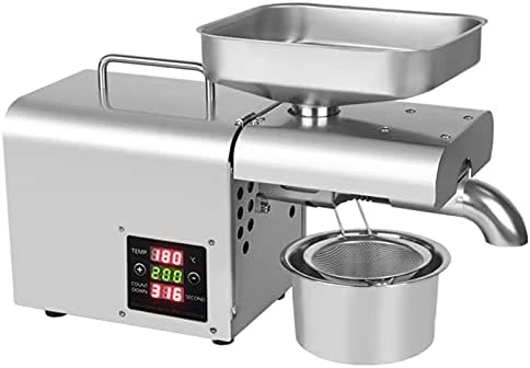 110V 600W Auto Oil Press Machine, Commercial Olive Extractor Expeller Stainless Steel Hot/Cold Oil Extractor For Peanut Nuts Walnut Seed Olive 10 110V 600W Auto Oil Press Machine, Commercial Olive Extractor Expeller Stainless Steel Hot/Cold Oil Extractor For Peanut Nuts Walnut Seed Olive - Image 8