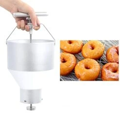 Donut Depositor Manual Donut Dispenser Donut Dropper 2.5L Large Capacity Stainless Steel Donut For Home Restaurant -Wilton Shop 41pIVk9nw4L 1