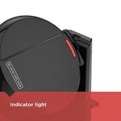 Black & Decker Rotating Waffle Maker, Black, WMD200B