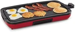 Dash Deluxe Everyday Electric Griddle With Dishwasher Safe Removable Nonstick Cooking Plate For Pancakes, Burgers, Eggs And More, Includes Drip Tray + Recipe Book, 20” X 10.5”, 1500-Watt - Aqua -Wilton Shop 41pVzBIDQkL. AC