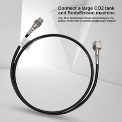 CO2 Carbonator, G1/2 Brass CO2 Tank Direct Adapter For 60 In Length TR21-4 For Large CO2 Tank For Canada For Brazil -Wilton Shop 41pYiDY620L