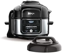 Ninja FD401 Foodi 12-in-1 Deluxe XL 8 Qt. Pressure Cooker & Air Fryer That Steams, Slow Cooks, Sears, Sautés, Dehydrates & More, With 5 Qt. Crisper Basket, Deluxe Reversible Rack & Recipe Book, Silver 18 Ninja FD401 Foodi 12-in-1 Deluxe XL 8 Qt. Pressure Cooker & Air Fryer That Steams, Slow Cooks, Sears, Sautés, Dehydrates & More, With 5 Qt. Crisper Basket, Deluxe Reversible Rack & Recipe Book, Silver -Wilton Shop 41pedRkblEL. AC