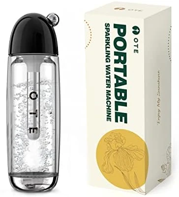 Portable Carbonated Water Machine, Soda Maker For Home 450ml, Sparkling Water Maker Single Bottle (RaincolorH1_Silver) 6 Portable Carbonated Water Machine, Soda Maker For Home 450ml, Sparkling Water Maker Single Bottle (RaincolorH1_Silver) - Image 4