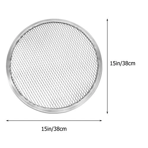 Pizza Pans 18 Inch Pizza Screen Baking Pan: 15 Inch Mesh Pizza Pan Pizza Tray With Holes Nonstick Round Crisper Tray Aluminum Alloy Bakeware For Oven Home Restaurant 16 Inch Pizza Pan 8 Pizza Pans 18 Inch Pizza Screen Baking Pan: 15 Inch Mesh Pizza Pan Pizza Tray With Holes Nonstick Round Crisper Tray Aluminum Alloy Bakeware For Oven Home Restaurant 16 Inch Pizza Pan - Image 6