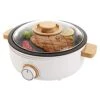 SYHP-2B High End Multi-Functional Non Stick Electric Shabu Shabu Hot Pot 4-in-1 Super Cooker, 3 L, Bonus BBQ Grill Pan -Wilton Shop 41pw3fe9IfL