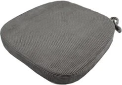Chair Cushion With Ties For Dining Chairs - Indoor Non Slip Kitchen Room Metal Wooden Bar Seat Pads With Machine Washable Cover [14.5 X 15.5 X 2 Inches] - Dark Beige -Wilton Shop 41q3X3O058L. AC