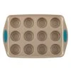 Cucina Nonstick 12-Cup Muffin Tin With Grips / Nonstick 12-Cup Cupcake Tin With Grips - 12 Cup, Brown 1 Cucina Nonstick 12-Cup Muffin Tin With Grips / Nonstick 12-Cup Cupcake Tin With Grips - 12 Cup, Brown -Wilton Shop 41q7iMXKhIS