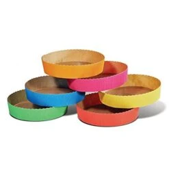 Tortina Tart Mold Use It For Your Chocolate Cakes Or Jelly Tarts! Apple Pie, Cherry Pie, Any Kind Of Pies, Yellow - 4" X 1.3" - Set Of 25 -Wilton Shop 41qGyNZZbWL