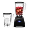 Blendtec Classic 575 Blender With WildSide+ Jar (90 Oz) And FourSide Jar (75 Oz) BUNDLE, Commercial-Grade Power, Self-Cleaning, 4 Pre-programmed Cycles, 5-Speeds, Black