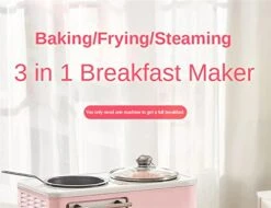 Mbj Bread Maker 3 In 1 Breakfast Maker Bread Toaster For Sandwiches Maker Electric Mini Oven Multifunctional Pancake Maker Frying Pan Machine (Color : Grass Green) 9 Mbj Bread Maker 3 In 1 Breakfast Maker Bread Toaster For Sandwiches Maker Electric Mini Oven Multifunctional Pancake Maker Frying Pan Machine (Color : Grass Green) -Wilton Shop 41qNv18CmZL