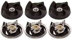 Lot Of 6 Base Gear And Blade Gear Replacement Part,Compatible With Magic Bullet MB1001 250W Blenders