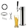Beer Dispenser Kit Draft Beer Kegerator Tower Stainless Steel Beer Dispenser For Home & Bar (1-Faucet)