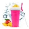 Slushy Cup Slushie Cup Slushy Maker Cup Magic Frozen Squeeze Ice Cup Tiktok Slushie Cups,Double Layers Slushies Cup, Slush Cup Homemade DIY Slushies Cups Quick Magic Cool Cup Milk Shake ,Smoothies (pink) -Wilton Shop 41qhLczgApL
