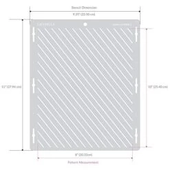 Acupella Cake Stencil - Seamless Delicate Pattern For Decorating Tall Double Barrel Cake To Use With Buttercream, Royal Icing, Ganache, Paint, Airbrush (Deidra) 19 Acupella Cake Stencil - Seamless Delicate Pattern For Decorating Tall Double Barrel Cake To Use With Buttercream, Royal Icing, Ganache, Paint, Airbrush (Deidra) -Wilton Shop 41qplg6cIDL