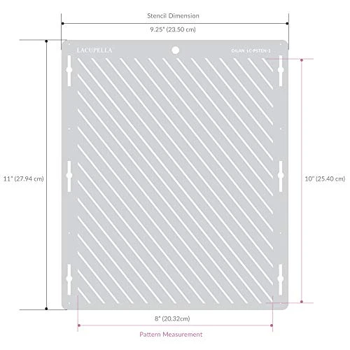 Acupella Cake Stencil - Seamless Delicate Pattern For Decorating Tall Double Barrel Cake To Use With Buttercream, Royal Icing, Ganache, Paint, Airbrush (Deidra) 7 Acupella Cake Stencil - Seamless Delicate Pattern For Decorating Tall Double Barrel Cake To Use With Buttercream, Royal Icing, Ganache, Paint, Airbrush (Deidra) - Image 5