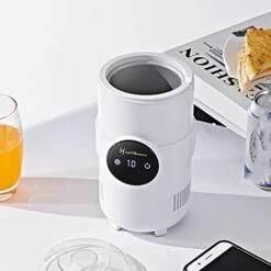 Wine Chiller Electric, Fast Electronic Ice Bucket For Red & White Wine Or Some Champagne, Single Bottle Iceless Wine Cooler,Kitchen Bar Wine Accessory,Gift For Wine Lovers -Wilton Shop 41qtTB2XhpL