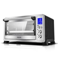 AC25CEW-SS Digital Toaster Oven + Toshiba EM131A5C-SS Microwave Oven With Smart Sensor -Wilton Shop 41qyPkLIDqL