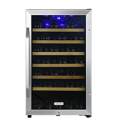 CWF440SZ 20 Inch Wide 44 Bottle Capacity Free Standing Wine Cooler With Reversible Door And LED Lighting 3 CWF440SZ 20 Inch Wide 44 Bottle Capacity Free Standing Wine Cooler With Reversible Door And LED Lighting