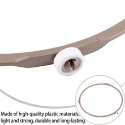 Cabilock Glass Bakeware 2pcs Microwave Oven Turntable Ring Microwave Oven Tray Rotating Roller Support Ring Large Glass Plate Tray Wheel Ring Microwave Parts 1.4cm Serving Tray Round -Wilton Shop 41r40zeyWnL