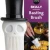 Skully Basting Brush By OTOTO - Silicone Pastry Brush, Kitchen Brush, Spooky Gifts, Skull Kitchen Accessories, Food Basting Brush For Cooking - Kitchen Gift, Kitchen Gadgets, Funny Gifts, Unique Gifts -Wilton Shop 41r63I02UiL