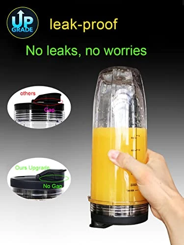 Replacement 32oz Nutri Ninja Blender Cup With Sip & Seal Lid For BL450 BL454 Bl455 BL456 BL480 BL481 BL482 BL490 BL640 BL642 BL682 SS101 SS401 SS351 Nutri Ninja Auto IQ Series Blenders, 2-Pack … 5 Replacement 32oz Nutri Ninja Blender Cup With Sip & Seal Lid For BL450 BL454 Bl455 BL456 BL480 BL481 BL482 BL490 BL640 BL642 BL682 SS101 SS401 SS351 Nutri Ninja Auto IQ Series Blenders, 2-Pack … - Image 3