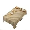 Seashells On Sand Table Cloths Rectangle Tropical Beach Marine Nature Starfish Sea Star Wave Sand Tablecloths Decoration 50X72 Inch Polyester For Outdoor Indoor Home Party Picnic -Wilton Shop 41rADkvJYdL