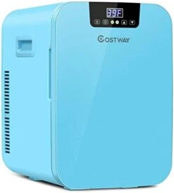 20L Compact Mini Refrigerator, 16℉-149℉ Portable Cooler Warmer Fridge With Digital Temperature Control For Cosmetics, Makeup, Single Door Skincare Fridge For Car, Home, Office, Dorm(Blue) 15 20L Compact Mini Refrigerator, 16℉-149℉ Portable Cooler Warmer Fridge With Digital Temperature Control For Cosmetics, Makeup, Single Door Skincare Fridge For Car, Home, Office, Dorm(Blue) -Wilton Shop 41rKoeDGOFL. AC