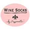 Passionette Fuzzy Wine Socks: If You Can Read This Bring Me A Glass Of Some Wine Novelty Socks - Perfect Valentines Gift Idea For Her - With Cupcake Gift Packaging - Limited Edition (Blissful Blue)