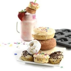 Nonstick Mini Donut Pan, As Shown -Wilton Shop 41rTkQyepnL