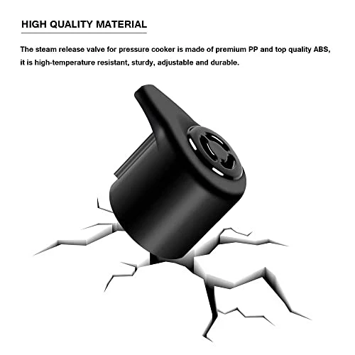 Steam Release Valve Handle Replacement For Instant Pot Duo/Duo Plus 3, 5, 6 And 8 Quart, Mini 3 Qt, Duo50 5 Qt, Duo/Duo Plus 60 6 Qt, And Duo/Duo Plus 80 8 Qt 4 Steam Release Valve Handle Replacement For Instant Pot Duo/Duo Plus 3, 5, 6 And 8 Quart, Mini 3 Qt, Duo50 5 Qt, Duo/Duo Plus 60 6 Qt, And Duo/Duo Plus 80 8 Qt - Image 2