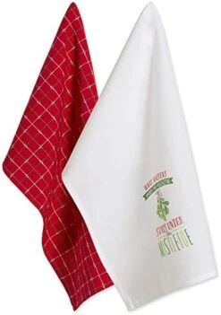 Christmas Tea Towels Decorative Kitchen Dish Towel Set, 18x28, Happy Holidays, 2 Piece -Wilton Shop 41rjZwlZ6L. AC