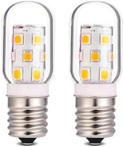 LED Microwave Light Bulb Over Stove Appliance Replacement 40W Incandescent For Refrigerator, Range Hood E17 Intermediate Base 3W 360lm Dimmable Warmwhite 3000K Pack Of 2 -Wilton Shop 41rmkhVX2L. AC